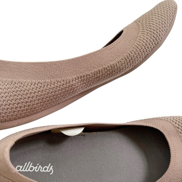 Allbirds Tree Breezers Washable Ballet Flat Comfort Travel Shoe Pink Size 9.5 - Picture 10 of 10